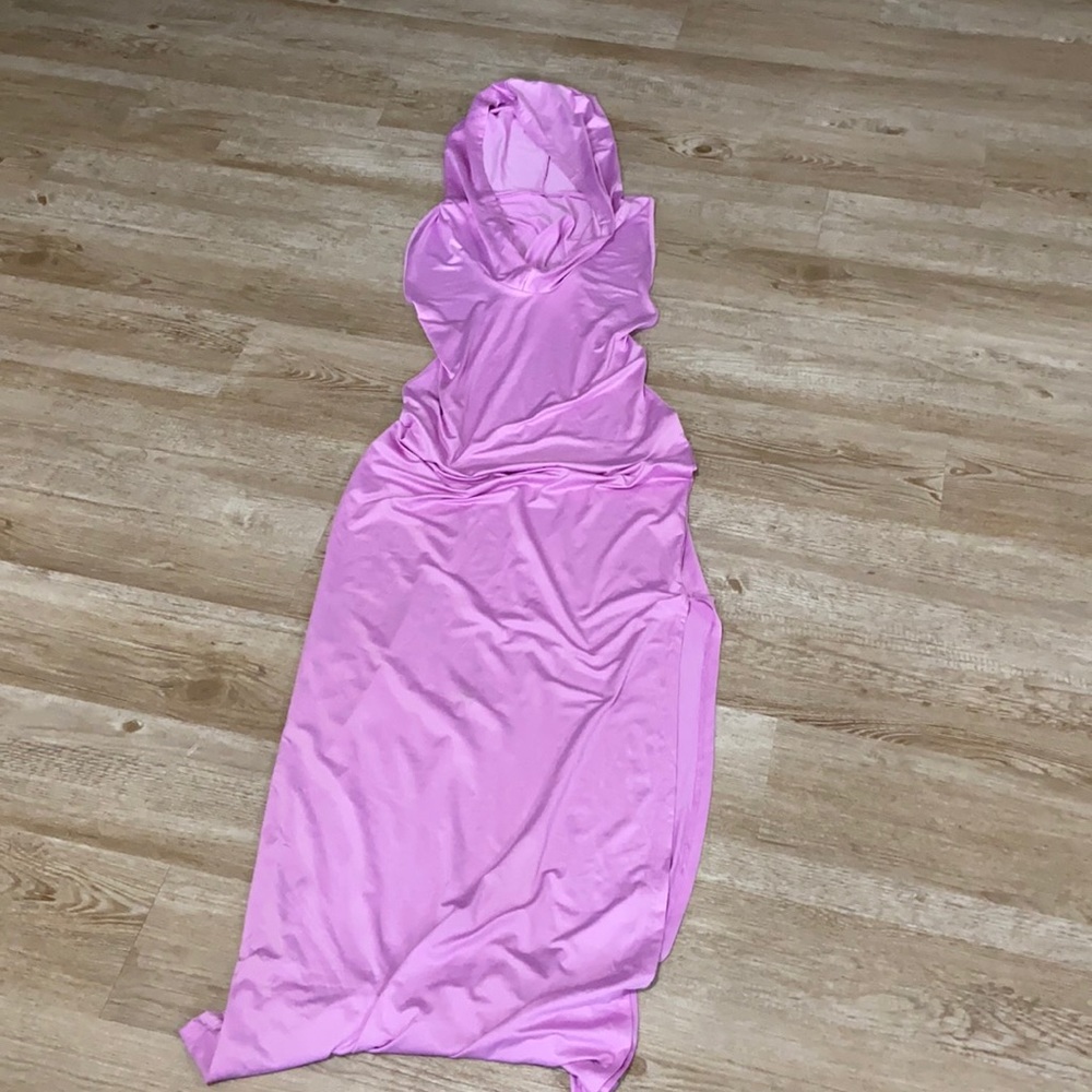 Hooded maxi